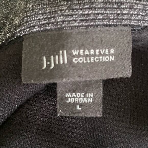 J. Jill Wearable Collection Rib Knit Dress Pants Faux Front Zipper sz. L #CC - Picture 4 of 8